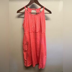 Title Nine Coral Striped tank dress